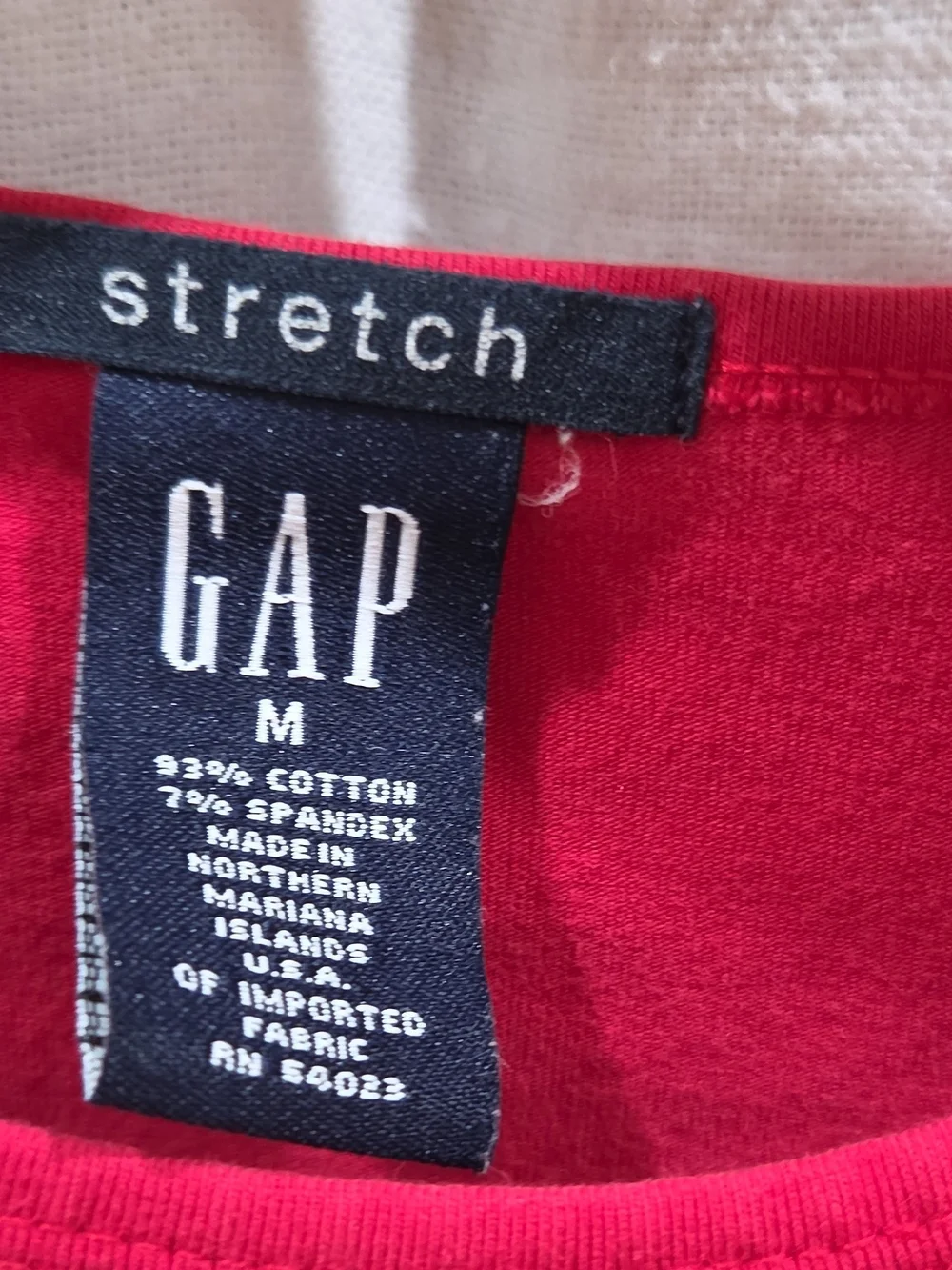 GAP Kids Red Short-Sleeve Stretch Tee